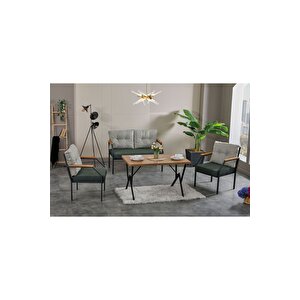 Metal Iskelet Bahçe, Balkon, Ofis, Cafe, Salon Mobilyası, Demonte Çay Seti