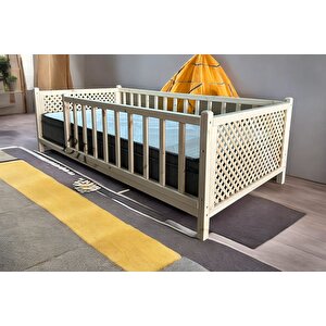 So Chic Doğal Montessori Bebek Ve Çocuk Karyolası 90x190 cm