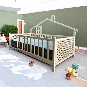 Delux Doğal Montessori Bebek Ve Çocuk Karyolası