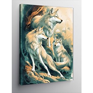 Kanvas Tablo Kurt Sürüsü 70x100 cm