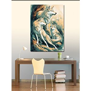Kanvas Tablo Kurt Sürüsü 70x100 cm
