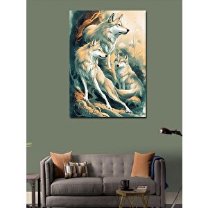 Kanvas Tablo Kurt Sürüsü 70x100 cm