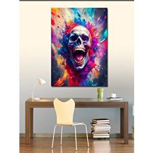 Kanvas Tablo Yağlı Boya Kuru Kafa 100x140 cm
