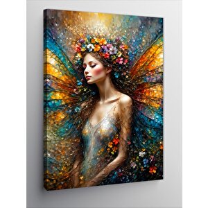 Kanvas Tablo Renkler Ve Peri Kızı 70x100 cm