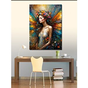 Kanvas Tablo Renkler Ve Peri Kızı 70x100 cm
