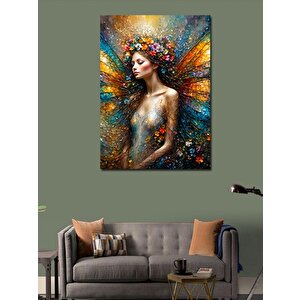 Kanvas Tablo Renkler Ve Peri Kızı 70x100 cm