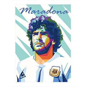 Maradona Hediyelik Mdf Tablo 25cmx 35cm 25x35 cm