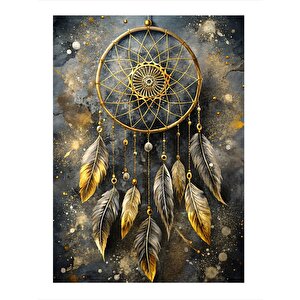 Dış Kapını Dream Catcher Tasarım Mdf Tablo 25cmx 35cm 25x35 cm