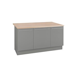 Stella Mutfak Adası Alt Modül 120 Cm- Tezgah Dahil