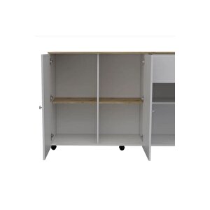 Neşe Mutfak Adası - Beyaz-120 Cm