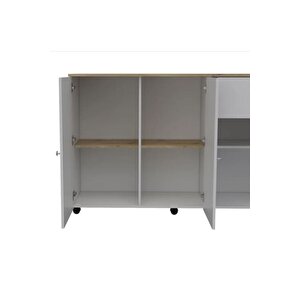 Neşe Mutfak Adası - Beyaz-150 Cm