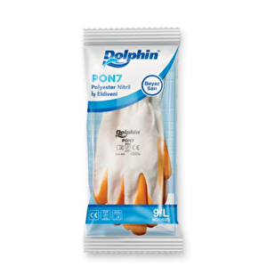 Polyester Nitril İş Eldiveni Beyaz/sarı Pon7 10-xl XL