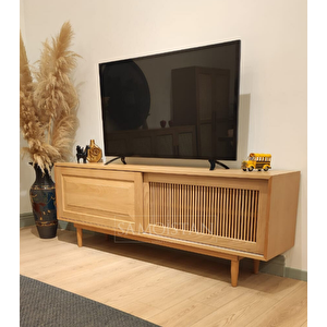 Kayın Cros Çıtalı Tv Ünitesi
