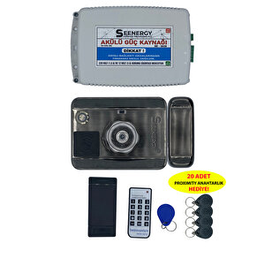 Se-0638 Elektromekanik Akıllı Kilit/kapı Otomatiği/göstergeçli Kapı Kilit 20 Adet Proximity Hediye