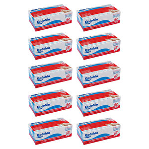 Beyaz Vinil Eldiven Pudrasız (m) 100lü Paket 10 Adet M