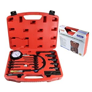 013-kk1123 Dizel Motor Kompresyon Test Kiti Cihazı 17 Parça