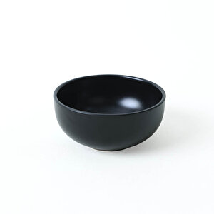 Keramika Mat Siyah Bulut Kase 12 Cm 6 Adet 956