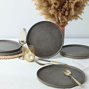 Vintage Stackable Servis Tabağı 27 Cm 6 Adet 21724