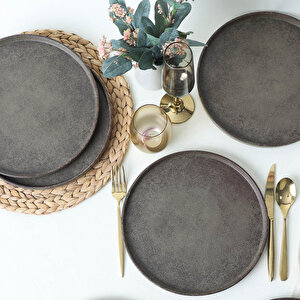 Vintage Stackable Servis Tabağı 27 Cm 6 Adet 21724