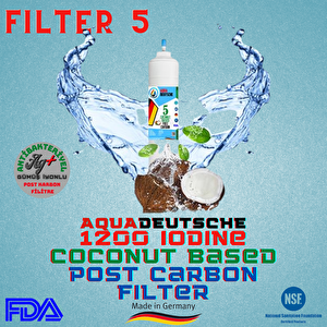 AQUA DEUTSCHE Plus Pompali Siyah-beyaz 12 Litre 7 Filitre 14 Aşama Gümüş İyonlu Su Arıtma Cihazı Duş Başliği Hedi̇ye