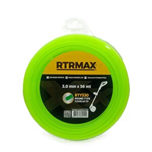 Rtrmax Rty530 3,0mm 56metre 6 Köşeli Tip Çim Biçme Misina Yeşil