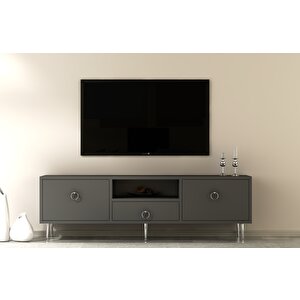 Drop Tv Ünitesi Antrasit-Gümüş Antrasit Gümüş