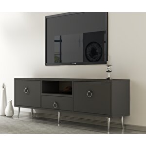 Drop Tv Ünitesi Antrasit-Gümüş Antrasit Gümüş