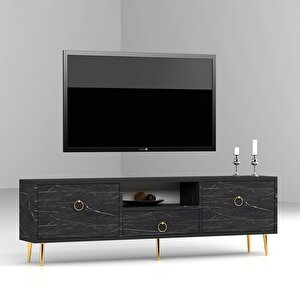 Drop Tv Ünitesi Royalmermer-Altın