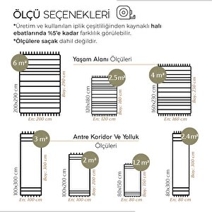 Palazzo 01 Multy Bukle Salon Halısı Mutfak Halısı Çocuk Odası Halısı Koridor Kesme Yolluk 100x300 cm