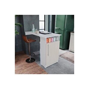 Zem Mutfak Adası Alt Modül 120 Cm Beyaz