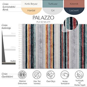 Palazzo 02 Multy Bukle Salon Halısı Mutfak Halısı Çocuk Odası Halısı Koridor Yolluk 120x180 cm