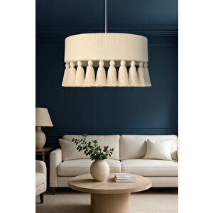 Elegante Bianca Beyaz Bohem Avize