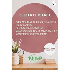 Elegante Bianca Beyaz Bohem Avize