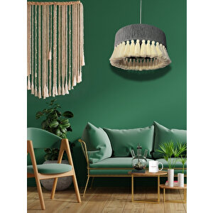 Elegante Antrasit Bohem Avize