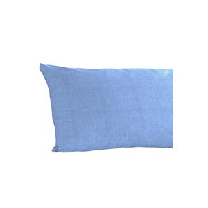 Ranforce Yan Yatış Yastık Kılıfı Mavi-40 X 120