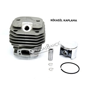 Husqvarna 61testere Ni̇kasi̇l Si̇li̇ndi̇r Pi̇ston Seti̇ 48 Mm