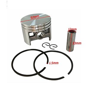 Sti̇hl Ms380 / Ms381 / Ms038 Motorlu Testere Pi̇ston Segman 52 Mm