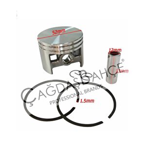 Sti̇hl Ms380 / Ms381 / Ms038 Motorlu Testere Pi̇ston Segman 52 Mm