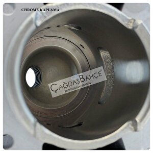 Husqvarna 365 Testere Chrome Si̇li̇ndi̇r Pi̇ston Set Kare Boğaz 48mm