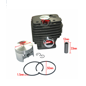 Sti̇hl Ms380 / Ms381 Testere Ni̇kasi̇l Si̇li̇ndi̇r Pi̇ston Seti̇ 52 Mm
