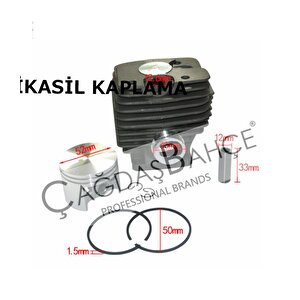 Sti̇hl Ms380 / Ms381 Testere Ni̇kasi̇l Si̇li̇ndi̇r Pi̇ston Seti̇ 52 Mm