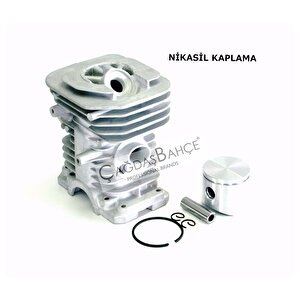 Husqvarna 136 / 137 Testere Ni̇kasi̇l Si̇li̇ndi̇r Pi̇ston Seti̇ 38 Mm