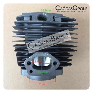 Motorulu Testere 6200 Ni̇kasi̇l Si̇li̇ndi̇r Pi̇ston Seti̇ 47.5 Mm