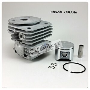 Husqvarna 359 Testere Ni̇kasi̇l Si̇li̇ndi̇r Pi̇ston Seti̇ 47 Mm