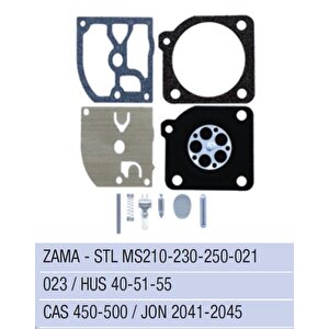 Castor 450 / 500 Karbüratör Di̇yafram Takimi - Zama