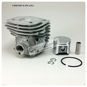 Husqvarna 359 Testere Chrome Si̇li̇ndi̇r Pi̇ston Seti̇ 47 Mm