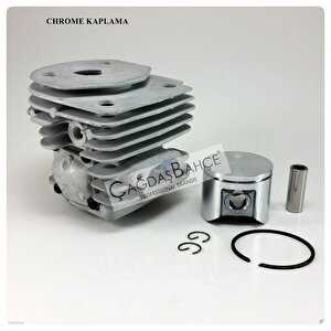 Husqvarna 359 Testere Chrome Si̇li̇ndi̇r Pi̇ston Seti̇ 47 Mm