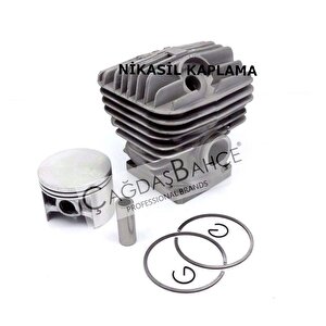 Sti̇hl Ms460 / Ms046 Testere Ni̇kasi̇l Si̇li̇ndi̇r Pi̇ston Seti̇ 52 Mm