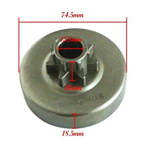 Sti̇hl Ms380 / Ms381 Ri̇mli̇ Zi̇nci̇r Di̇şli̇si̇