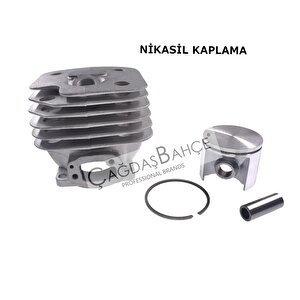 Husqvarna 268 Testere Ni̇kasi̇l Si̇li̇ndi̇r Pi̇ston Seti̇ 50 Mm